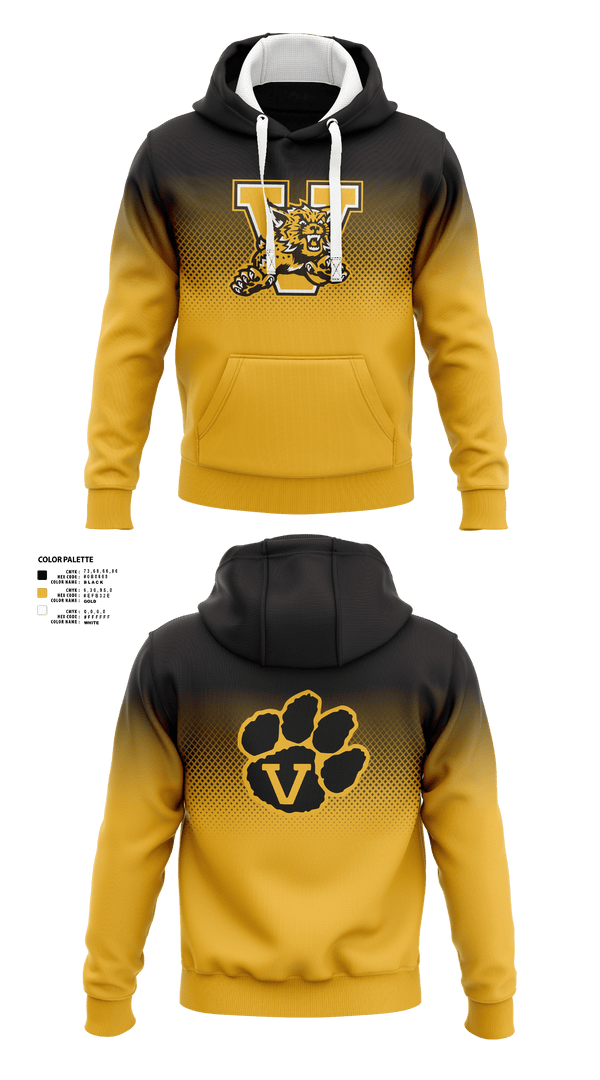 Hoodie, Valdosta High School Tennis, Tennis, Teamtime, Team time, sublimation, custom sports apparel, team uniforms, spirit wear, spiritwear, sports uniforms, custom shirts, team store, custom team store, fundraiser sports, apparel fundraiser