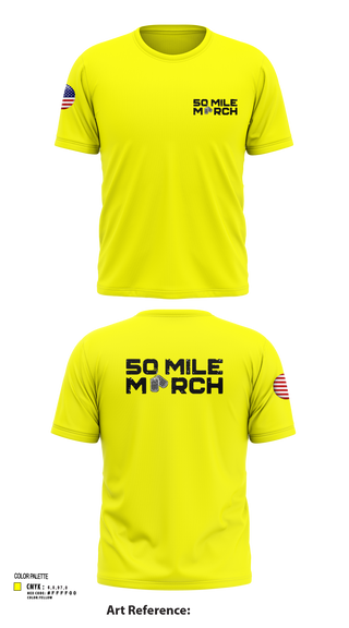 Short Sleeve Performance Shirt, 50 Mile March, , Teamtime, Team time, sublimation, custom sports apparel, team uniforms, spirit wear, spiritwear, sports uniforms, custom shirts, team store, custom team store, fundraiser sports, apparel fundraiser