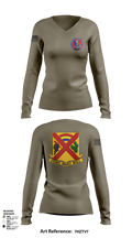 Charley troop 2-108 CAV 33316254 Women's Long Sleeve V-neck Shirt - 102