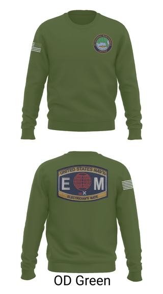 Crew Neck Sweatshirt, Outside Electrical, , Teamtime, Team time, sublimation, custom sports apparel, team uniforms, spirit wear, spiritwear, sports uniforms, custom shirts, team store, custom team store, fundraiser sports, apparel fundraiser