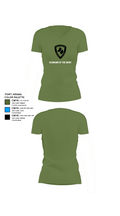 Guardians of the Night 82205307 Women's Short Sleeve V-neck Shirt - 44