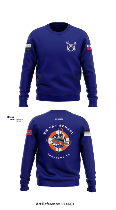 BM “A” 25-06 10728160 Crew Neck Sweatshirt - 105