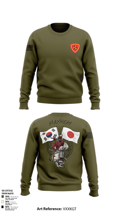 3/11 Mayhem 49305412 Crew Neck Sweatshirt - 104