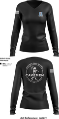 C / 205th MI BN / 500th MIB-T 47218382 Women's Long Sleeve V-neck Shirt - 100