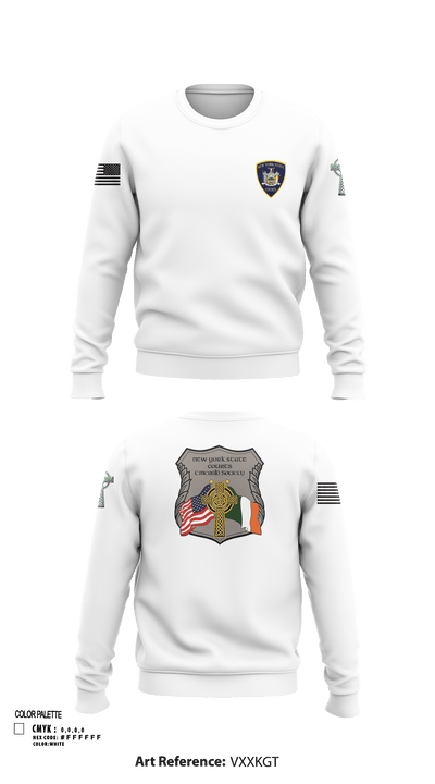 NYS Court Officer 64185384 Crew Neck Sweatshirt - 11