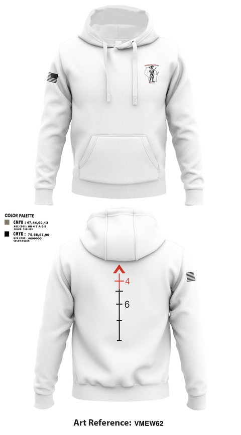 Hoodie, WIARNG Marksmanship, , Teamtime, Team time, sublimation, custom sports apparel, team uniforms, spirit wear, spiritwear, sports uniforms, custom shirts, team store, custom team store, fundraiser sports, apparel fundraiser