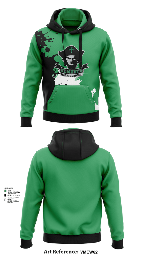 Hoodie, Saint Mary's High School Track & Field, Track & Field, Teamtime, Team time, sublimation, custom sports apparel, team uniforms, spirit wear, spiritwear, sports uniforms, custom shirts, team store, custom team store, fundraiser sports, apparel fundraiser