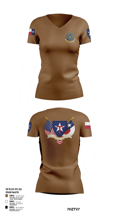 2BN, 3BDE TXSG 13145018 Women's Short Sleeve V-neck Shirt - 104 (1)