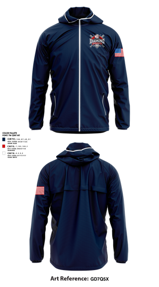 Windbreaker, Alabama Dixie Youth Baseball, Baseball, Teamtime, Team time, sublimation, custom sports apparel, team uniforms, spirit wear, spiritwear, sports uniforms, custom shirts, team store, custom team store, fundraiser sports, apparel fundraiser
