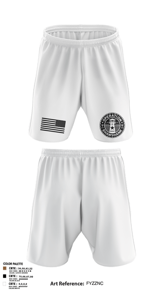 Athletic Shorts With Pockets, Operation Shawshank, , Teamtime, Team time, sublimation, custom sports apparel, team uniforms, spirit wear, spiritwear, sports uniforms, custom shirts, team store, custom team store, fundraiser sports, apparel fundraiser