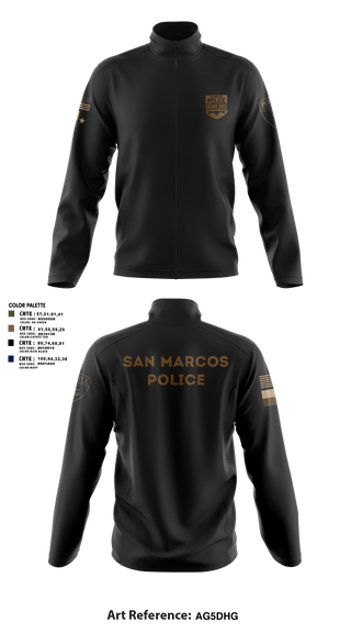 Fleece Jacket, San Marcos Police Drone Unit, Police, Teamtime, Team time, sublimation, custom sports apparel, team uniforms, spirit wear, spiritwear, sports uniforms, custom shirts, team store, custom team store, fundraiser sports, apparel fundraiser