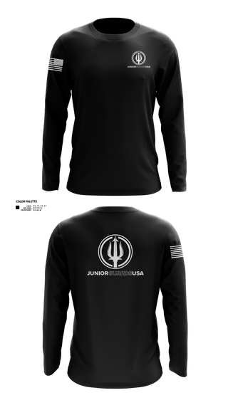 Long Sleeve Performance Shirt, Junior Guards USA, Swimming, Teamtime, Team time, sublimation, custom sports apparel, team uniforms, spirit wear, spiritwear, sports uniforms, custom shirts, team store, custom team store, fundraiser sports, apparel fundraiser