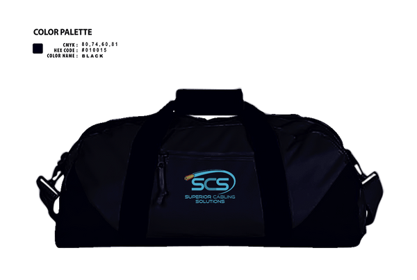 Duffle Bag, Superior Cabling Solutions, , Teamtime, Team time, sublimation, custom sports apparel, team uniforms, spirit wear, spiritwear, sports uniforms, custom shirts, team store, custom team store, fundraiser sports, apparel fundraiser
