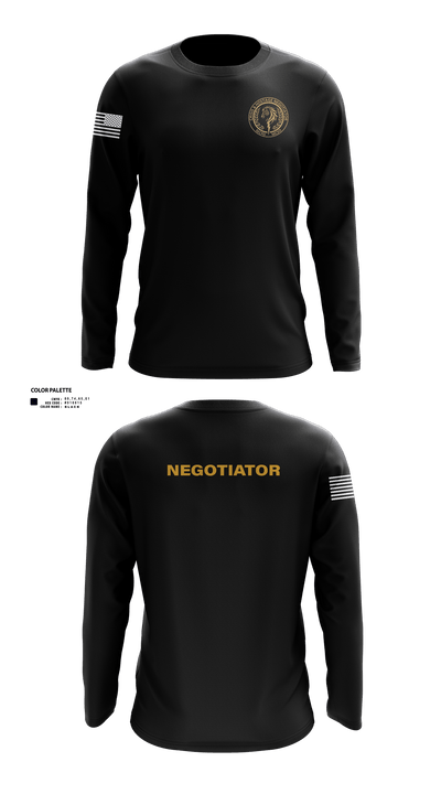 Montgomery County Police CNT 46228172 Long Sleeve Performance Shirt 1