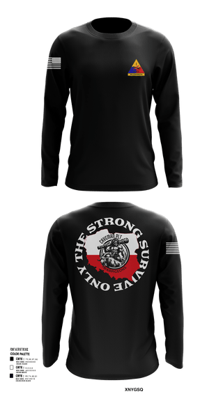 Long Sleeve Performance Shirt, 261st BSC CAVEMAN PLT, , Teamtime, Team time, sublimation, custom sports apparel, team uniforms, spirit wear, spiritwear, sports uniforms, custom shirts, team store, custom team store, fundraiser sports, apparel fundraiser