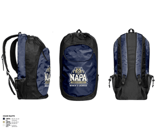 Gear Bag, Napa Grizzlies, Women's Lacrosse, Teamtime, Team time, sublimation, custom sports apparel, team uniforms, spirit wear, spiritwear, sports uniforms, custom shirts, team store, custom team store, fundraiser sports, apparel fundraiser