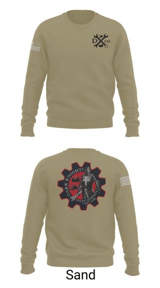 Crew Neck Sweatshirt, D Co. 2-158th AHB, , Teamtime, Team time, sublimation, custom sports apparel, team uniforms, spirit wear, spiritwear, sports uniforms, custom shirts, team store, custom team store, fundraiser sports, apparel fundraiser