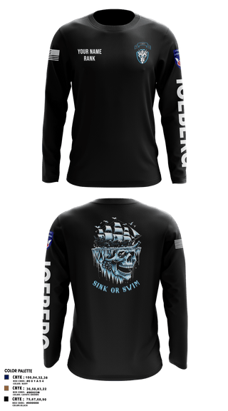 Long Sleeve Performance Shirt, HQ, 95th CM CO, Army, Teamtime, Team time, sublimation, custom sports apparel, team uniforms, spirit wear, spiritwear, sports uniforms, custom shirts, team store, custom team store, fundraiser sports, apparel fundraiser