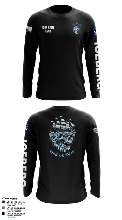 HQ, 95th CM CO 75493136 Long Sleeve Performance Shirt 6