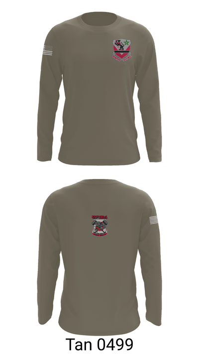 16th BEB 571st Company 8962391 Long Sleeve Performance Shirt 66