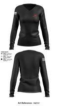 Drone Recon 84902337 Women's Long Sleeve V-neck Shirt - 3
