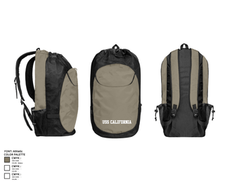 Gear Bag, USS California, , Teamtime, Team time, sublimation, custom sports apparel, team uniforms, spirit wear, spiritwear, sports uniforms, custom shirts, team store, custom team store, fundraiser sports, apparel fundraiser