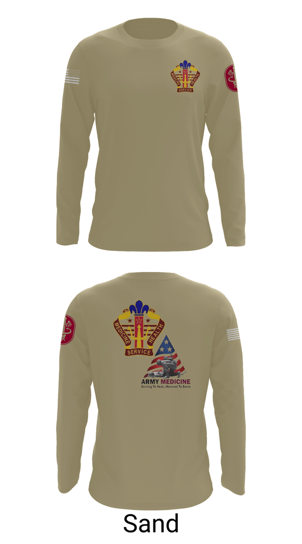 Long Sleeve Performance Shirt, USA MEDDAC KAHC, Army, Teamtime, Team time, sublimation, custom sports apparel, team uniforms, spirit wear, spiritwear, sports uniforms, custom shirts, team store, custom team store, fundraiser sports, apparel fundraiser