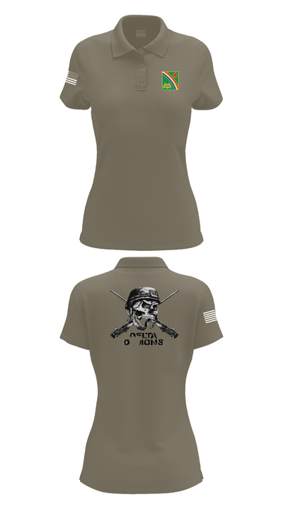 1st Battalion 69th Infantry Regiment 40459574 Women's Short Sleeve Performance Polo  - 75
