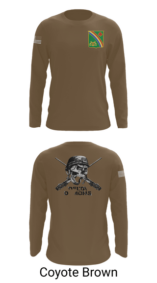 Long Sleeve Performance Shirt, 1st Battalion 69th Infantry Regiment, Army, Teamtime, Team time, sublimation, custom sports apparel, team uniforms, spirit wear, spiritwear, sports uniforms, custom shirts, team store, custom team store, fundraiser sports, apparel fundraiser