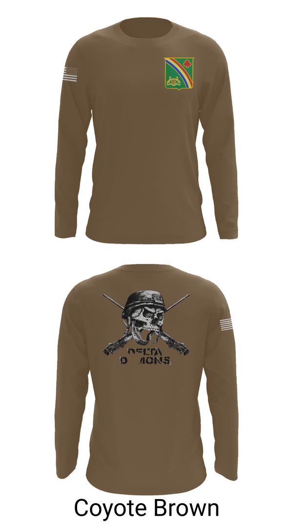 Long Sleeve Performance Shirt, 1st Battalion 69th Infantry Regiment, Army, Teamtime, Team time, sublimation, custom sports apparel, team uniforms, spirit wear, spiritwear, sports uniforms, custom shirts, team store, custom team store, fundraiser sports, apparel fundraiser