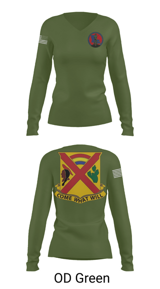 Womens Long Sleeve Vneck Shirt, Charley troop 2-108 CAV, , Teamtime, Team time, sublimation, custom sports apparel, team uniforms, spirit wear, spiritwear, sports uniforms, custom shirts, team store, custom team store, fundraiser sports, apparel fundraiser