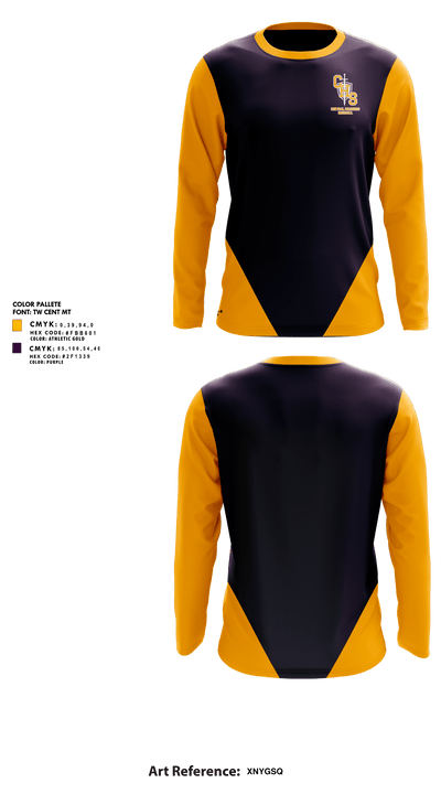 Central Chargers Baseball 97406190 Long Sleeve Performance Shirt 3