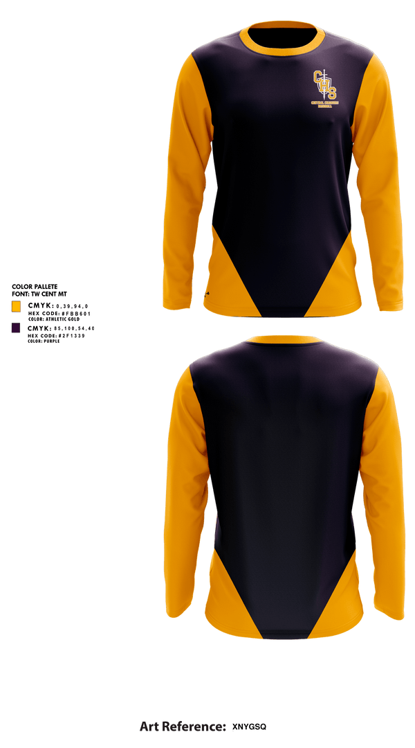 Long Sleeve Performance Shirt, Central Chargers Baseball, Baseball, Teamtime, Team time, sublimation, custom sports apparel, team uniforms, spirit wear, spiritwear, sports uniforms, custom shirts, team store, custom team store, fundraiser sports, apparel fundraiser