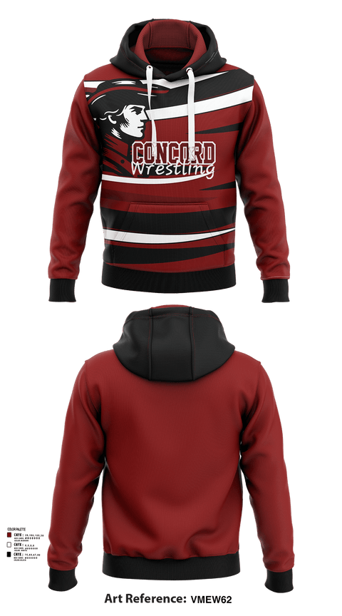 Hoodie, Concord Raiders, Wrestling, Teamtime, Team time, sublimation, custom sports apparel, team uniforms, spirit wear, spiritwear, sports uniforms, custom shirts, team store, custom team store, fundraiser sports, apparel fundraiser
