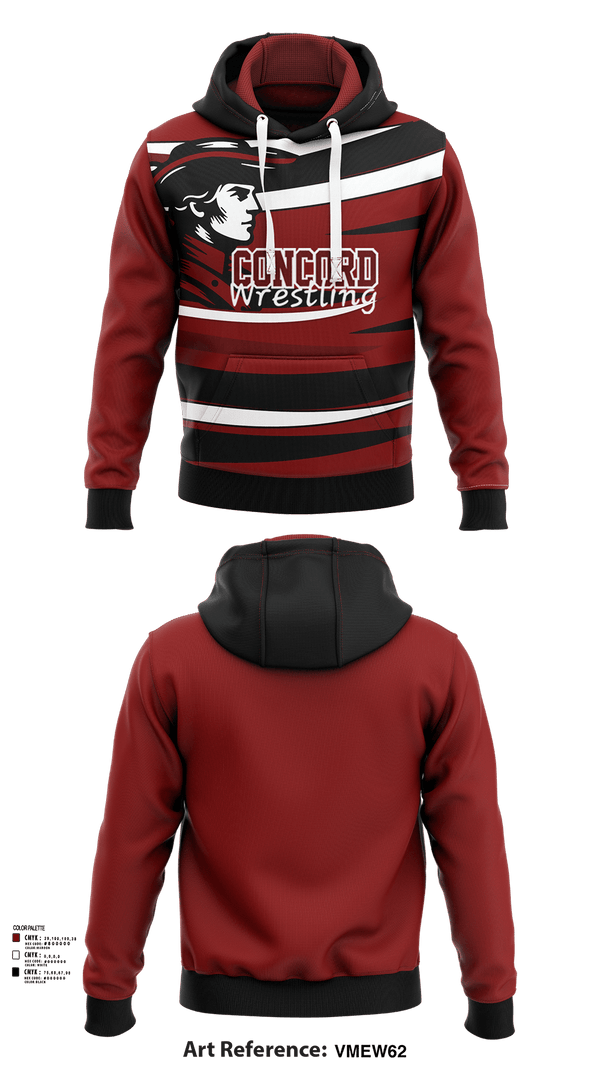 Hoodie, Concord Raiders, Wrestling, Teamtime, Team time, sublimation, custom sports apparel, team uniforms, spirit wear, spiritwear, sports uniforms, custom shirts, team store, custom team store, fundraiser sports, apparel fundraiser
