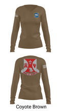 2/196th RTI 78936659 Women's Long Sleeve V-neck Shirt - 16