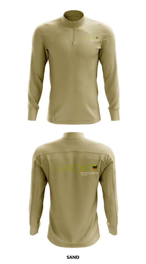 Quarter Zip Jacket, El Caldero Restaurant Sport Bar, , Teamtime, Team time, sublimation, custom sports apparel, team uniforms, spirit wear, spiritwear, sports uniforms, custom shirts, team store, custom team store, fundraiser sports, apparel fundraiser