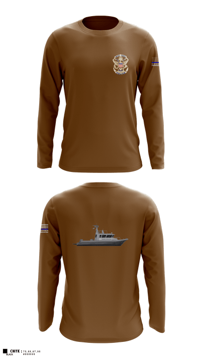 Marine Patrol Unit Long Sleeve Performance Shirt 2