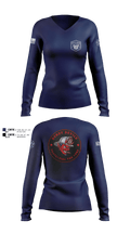 South Adams County FD 45704718 Women's Long Sleeve V-neck Shirt - 2 (1)