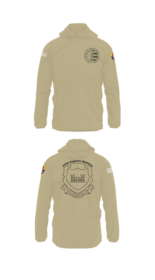 Windbreaker, 132d MRBC, 579th EN BN, 49th MP DIV, , Teamtime, Team time, sublimation, custom sports apparel, team uniforms, spirit wear, spiritwear, sports uniforms, custom shirts, team store, custom team store, fundraiser sports, apparel fundraiser