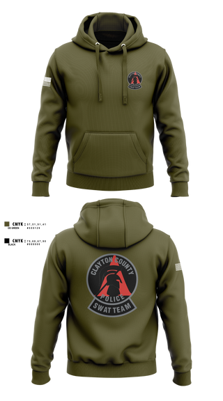 Hoodie, Clayton County Police SWAT Team, Police, Teamtime, Team time, sublimation, custom sports apparel, team uniforms, spirit wear, spiritwear, sports uniforms, custom shirts, team store, custom team store, fundraiser sports, apparel fundraiser