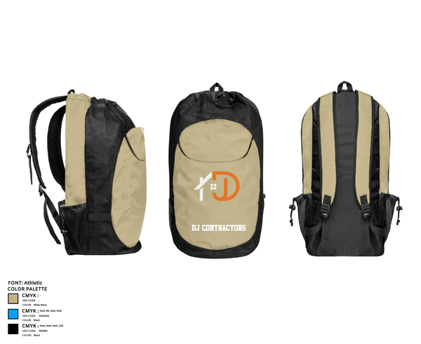 Gear Bag, DJ CONTRACTORS, , Teamtime, Team time, sublimation, custom sports apparel, team uniforms, spirit wear, spiritwear, sports uniforms, custom shirts, team store, custom team store, fundraiser sports, apparel fundraiser