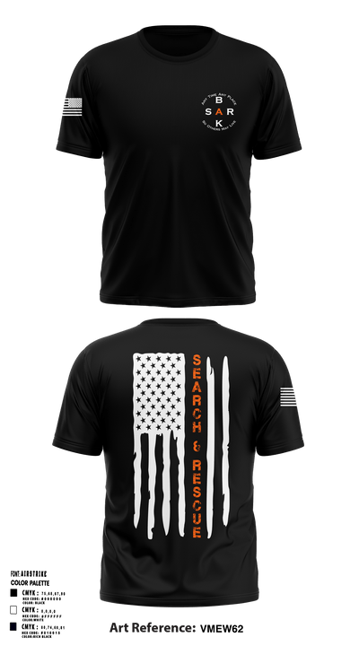 Bakersfield Search and Rescue 3116014 Short Sleeve Performance Shirt - 1