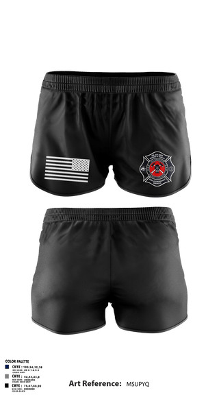 Ranger Panties, ISA Air base Fire Dept., Fire Department, Teamtime, Team time, sublimation, custom sports apparel, team uniforms, spirit wear, spiritwear, sports uniforms, custom shirts, team store, custom team store, fundraiser sports, apparel fundraiser