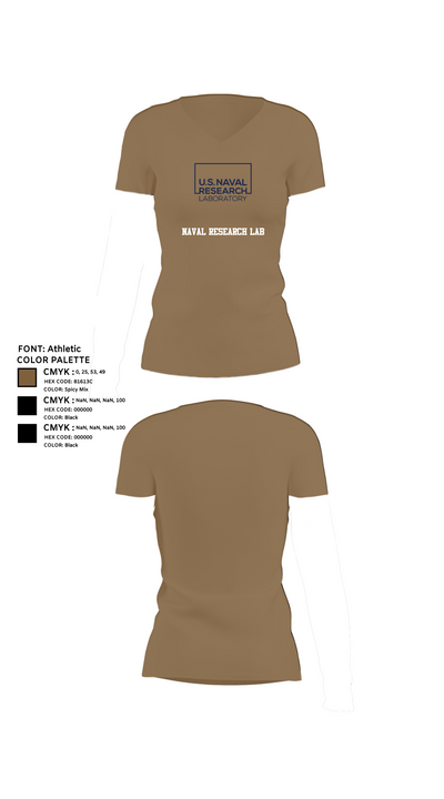 Naval Research Lab 68705363 Women's Short Sleeve V-neck Shirt - 4
