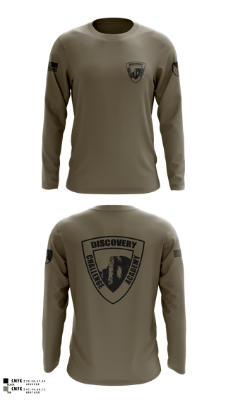 Long Sleeve Performance Shirt, Discovery ChalleNGe Academy, , Teamtime, Team time, sublimation, custom sports apparel, team uniforms, spirit wear, spiritwear, sports uniforms, custom shirts, team store, custom team store, fundraiser sports, apparel fundraiser