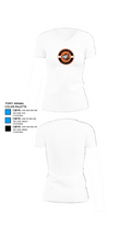 Living Rock Academy Track and Field 13606922 Women's Short Sleeve V-neck Shirt - 18