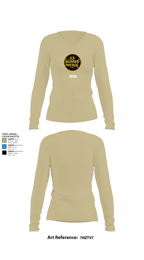 Womens Long Sleeve Vneck Shirt, 1270A, , Teamtime, Team time, sublimation, custom sports apparel, team uniforms, spirit wear, spiritwear, sports uniforms, custom shirts, team store, custom team store, fundraiser sports, apparel fundraiser