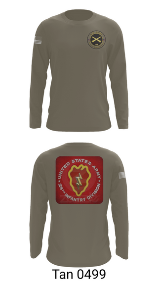 Long Sleeve Performance Shirt, 25th infantry division C-Btry 1/8 FA, , Teamtime, Team time, sublimation, custom sports apparel, team uniforms, spirit wear, spiritwear, sports uniforms, custom shirts, team store, custom team store, fundraiser sports, apparel fundraiser