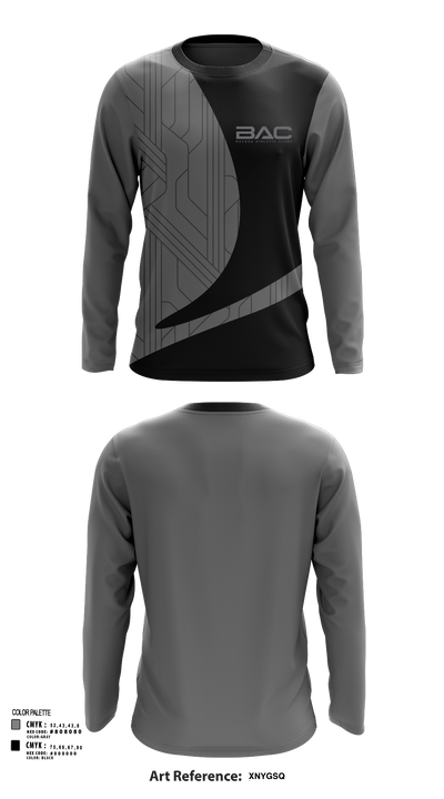 Brenda Athletic Clubs 97820836 Long Sleeve Performance Shirt 56